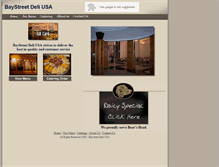 Tablet Screenshot of baystreetdeliusa.com